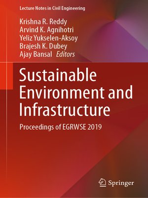 cover image of Sustainable Environment and Infrastructure